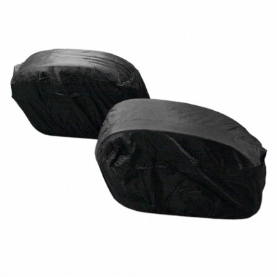 Pláštěnky na kožené brašny, černé, nylon